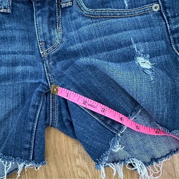 Vintage American Eagle Stretch Jean Shorts Size 00 - Picture 5 of 5